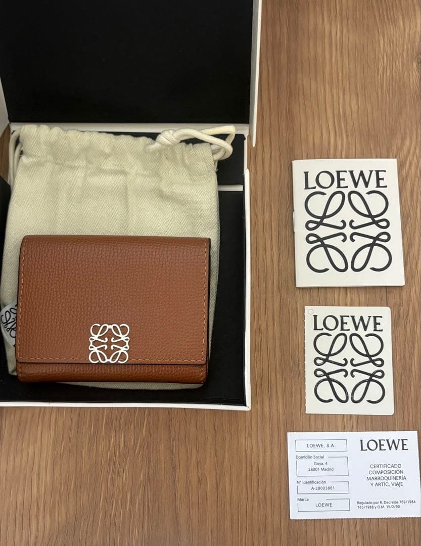 【最安値】LOEWE 名刺・カードケース 国内発送】LOEWE Anagram business cardholder (LOEWE/カードケース