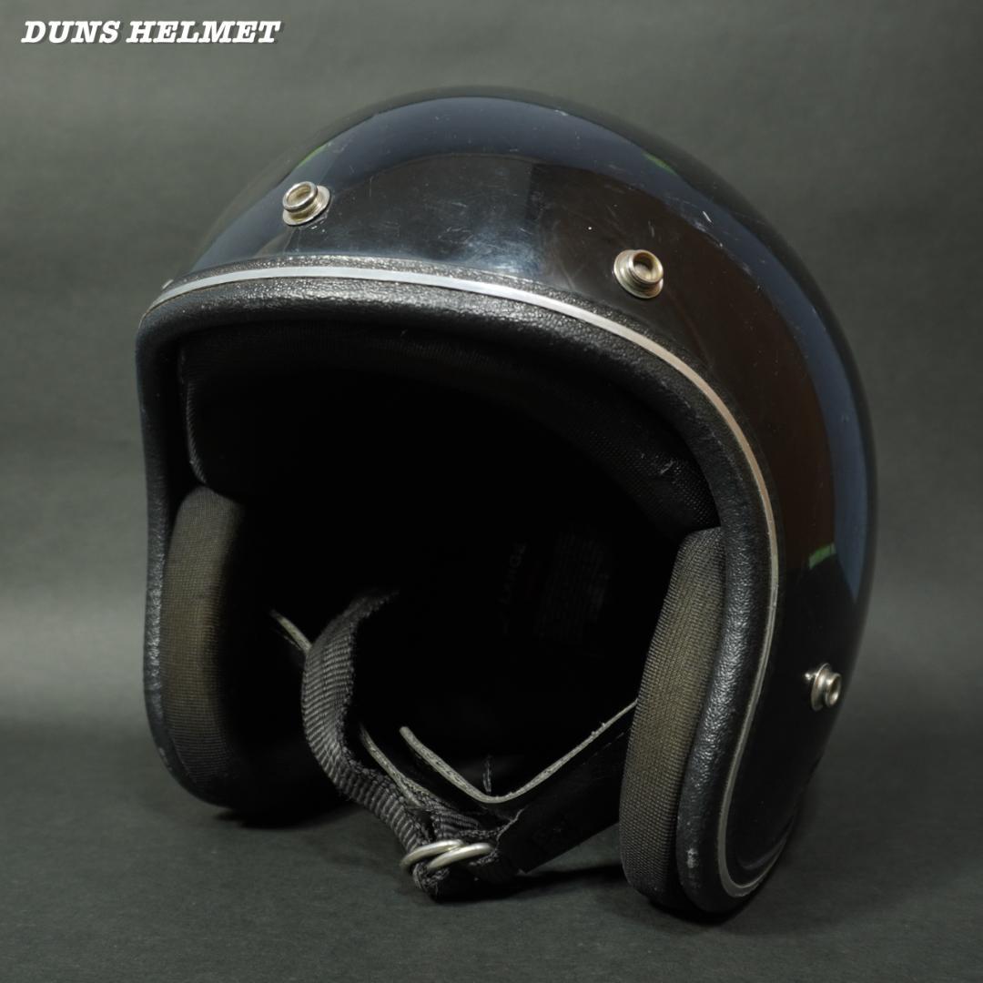アンティーク雑貨 DUNS HELMET 1980s 1990s BLACK Vintage 1970s Full Face Motorcycle Helmet Black Made In USA | eBay
