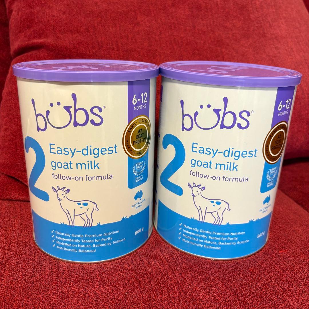 bubs Easy-digest Goat Milk 2 800g 2缶