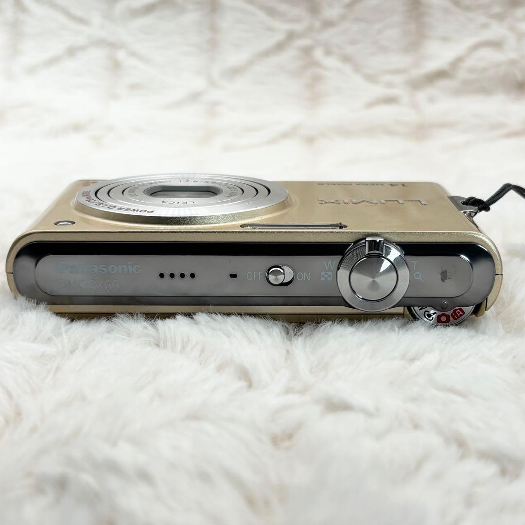 美品・動作良好✨ Panasonic LUMIX DMC-FX66 ゴールド - メルカリ