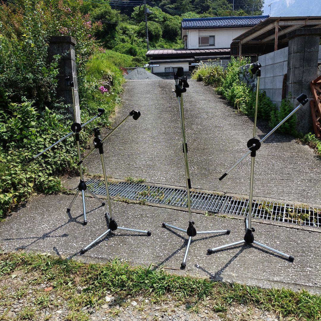 マイクスタンド 4本セット 高さ調整可能 マイクスタンド マイクホルダー付き ブーム付き マイクカバー4枚付き