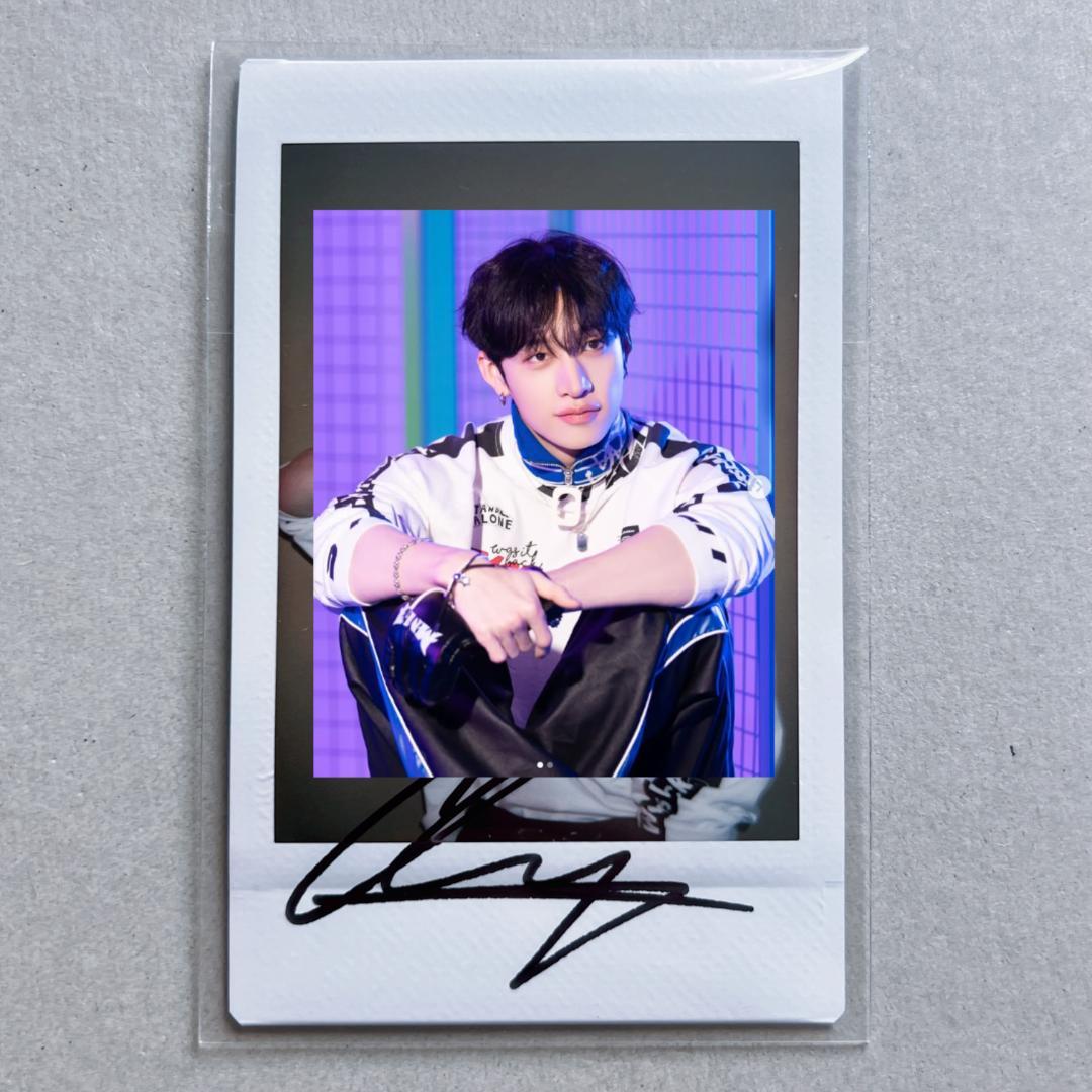 straykids 直筆サイン入り チェキ バンチャン ポップアップ Stray Kids
