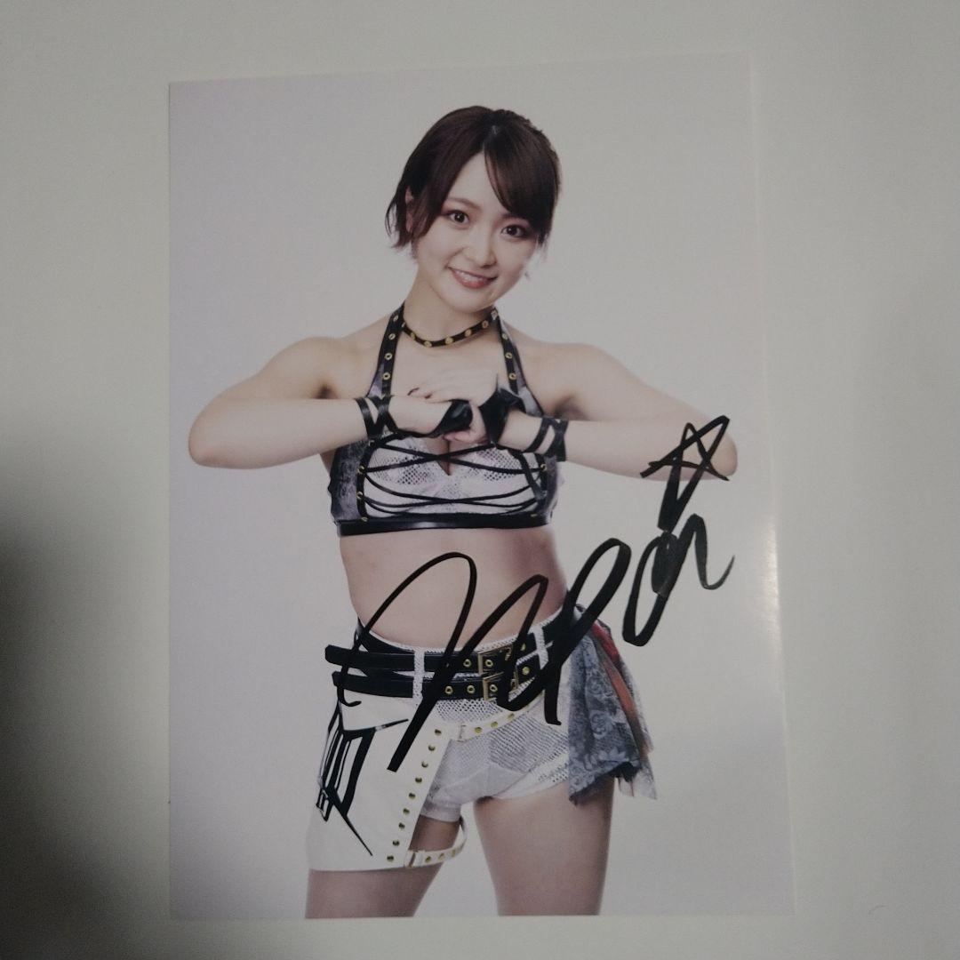 なつぽい選手 直筆サインポートレート STARDOM - メルカリ