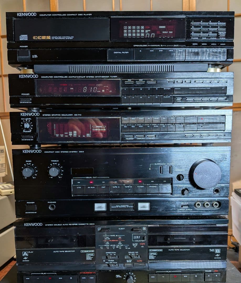 ★ KENWOOD ROXY DG3 コンポ 一部ジャンク ☆ KENWOOD ROXY DG3 コンポ 一部ジャンク - メルカリ