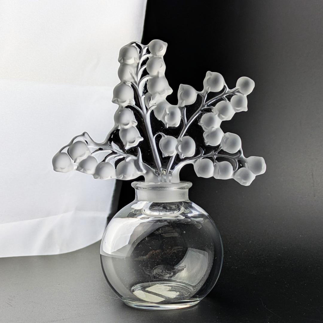 た*ん様 萌えるすずらん☆ラリック 香水瓶 クレールフォンテーヌ 12cm