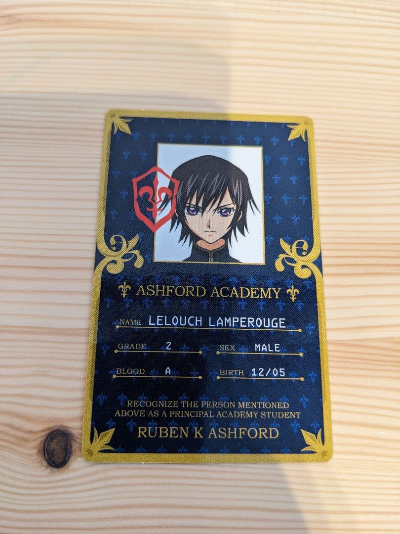 美品】コードギアス反逆のルルーシュ FLOW CD 学生証 初回限定版特典