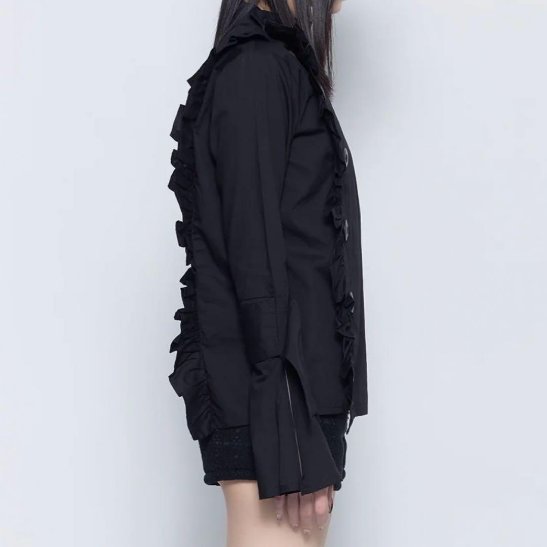 melt the lady】button frill blouse/black - メルカリ