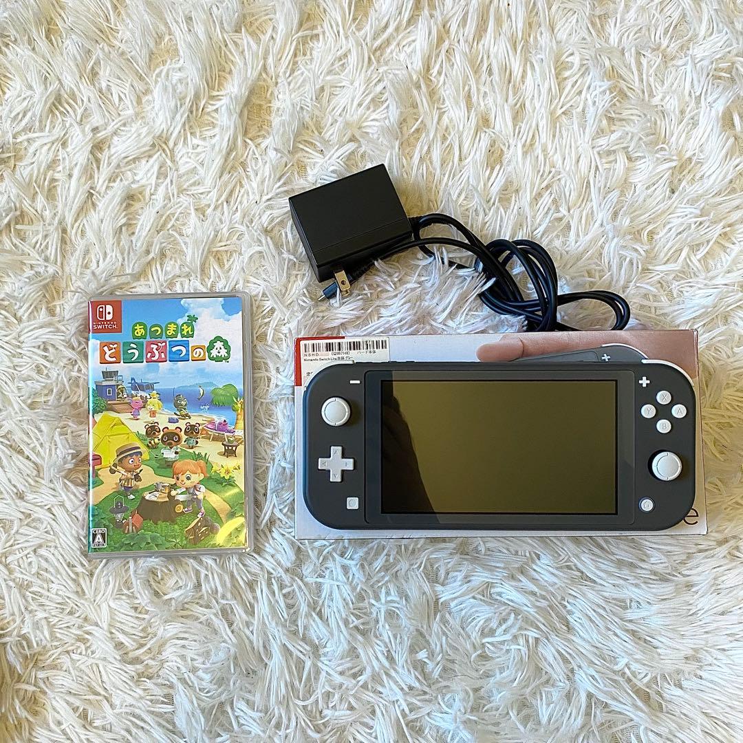 Nintendo Switch Lite グレー➕どうぶつの森カセット 任天堂 Nintendo Nintendo Switch Lite あつまれ どうぶつの森セット