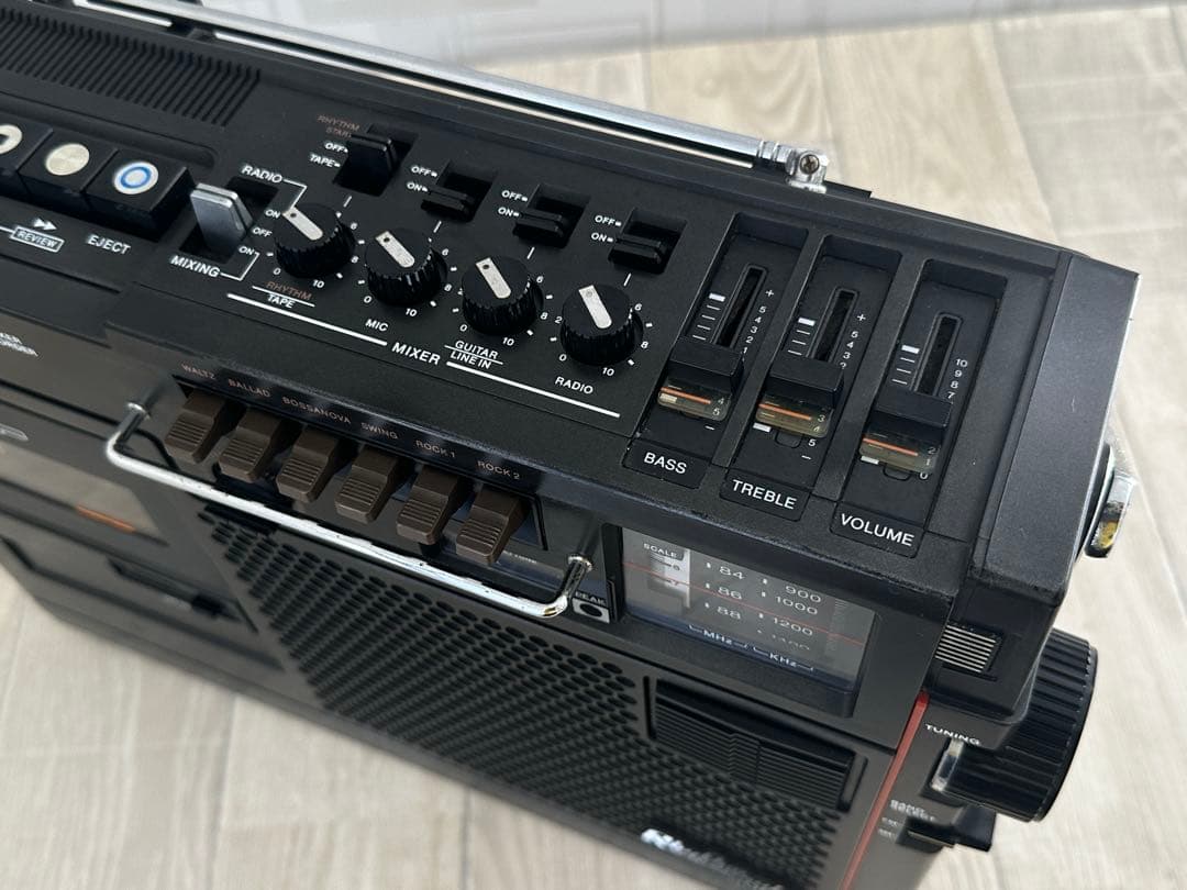 動作品】SONY ソニーリズムカプセル ラジカセ CF-9000希少名機ラジオ