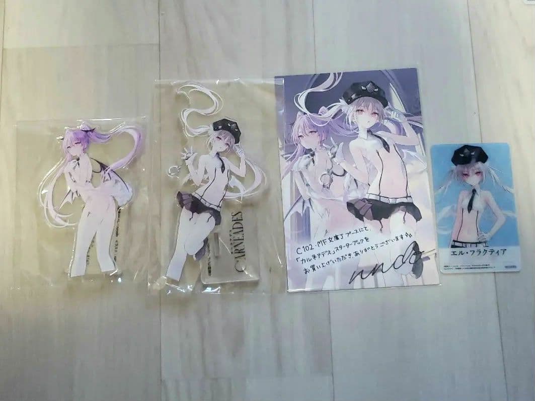 カルネアデス天使警察エルと気弱な悪魔超でかアクリルフィギュアrurudo