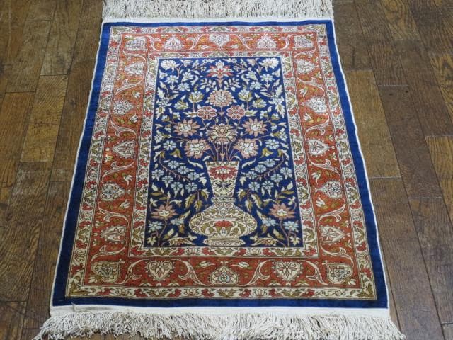 美品 手織り シルク トルコ HEREKE ヘレケ ゴルダニ文様 ペルシャ 絨毯 楽天市場】【楽天スーパーSALE20%OFF】ヘレケ トルコ絨毯 シルク