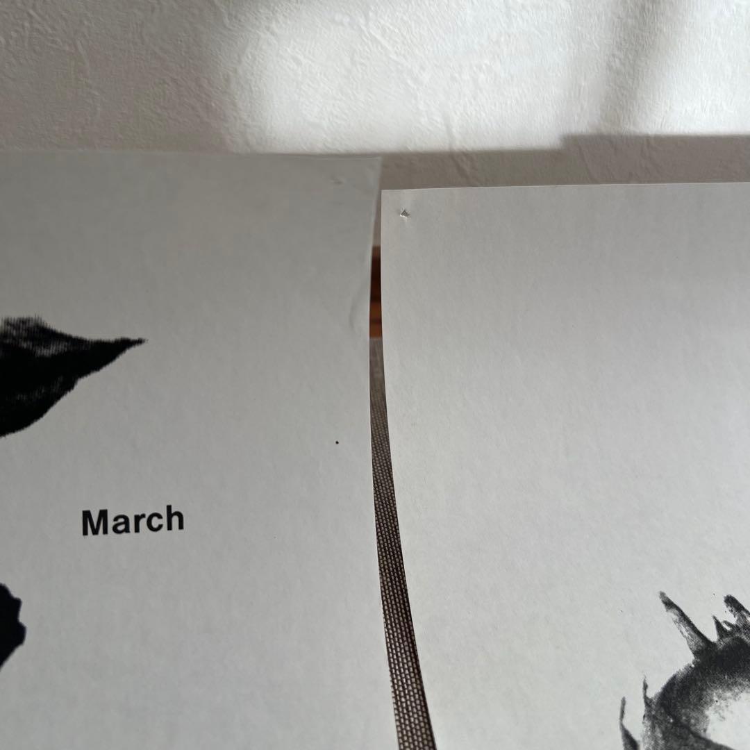 COMME des GARCONS 1989 カレンダー 印刷物 - メルカリ