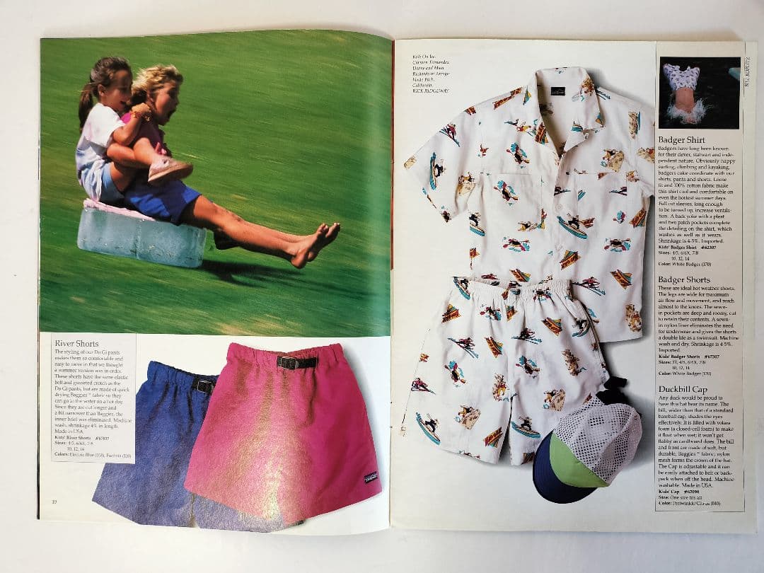 Patagonia カタログ 1989年 春 こどもカタログ 英語版 - メルカリ