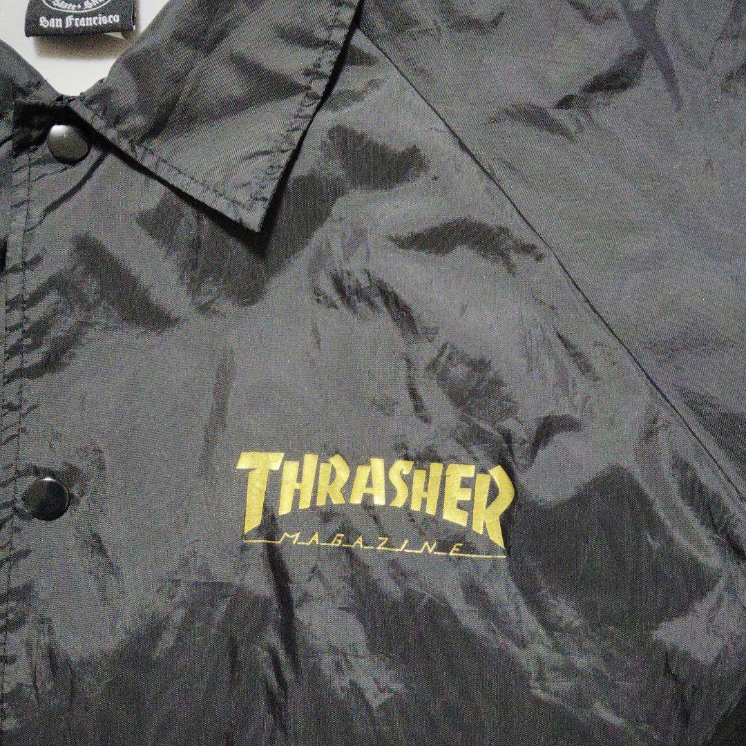 90´s THRASHER コーチジャケット ブラック USA オールドスケート