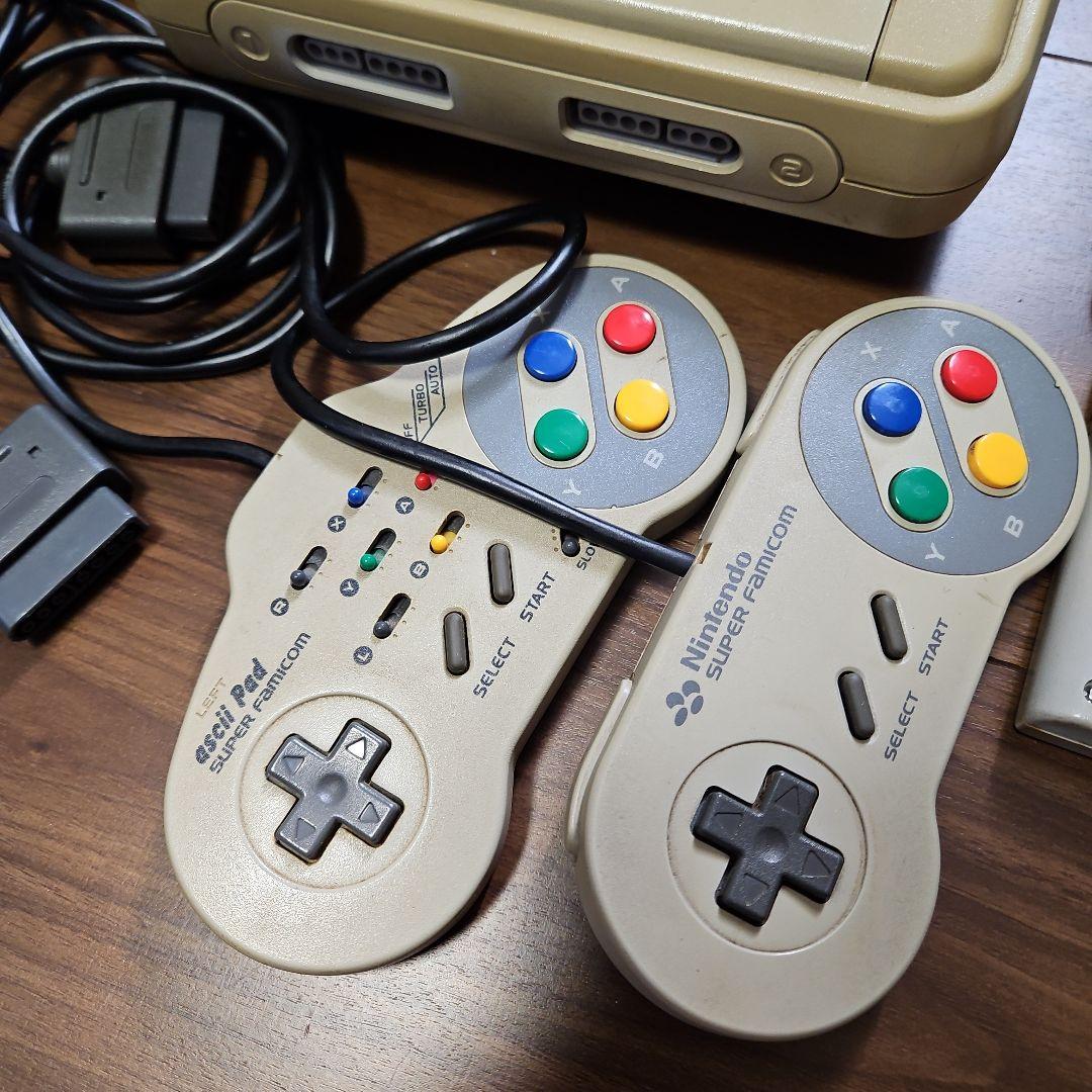 Nintendo 任天堂 スーパーファミコン本体とソフト5本セット - メルカリ