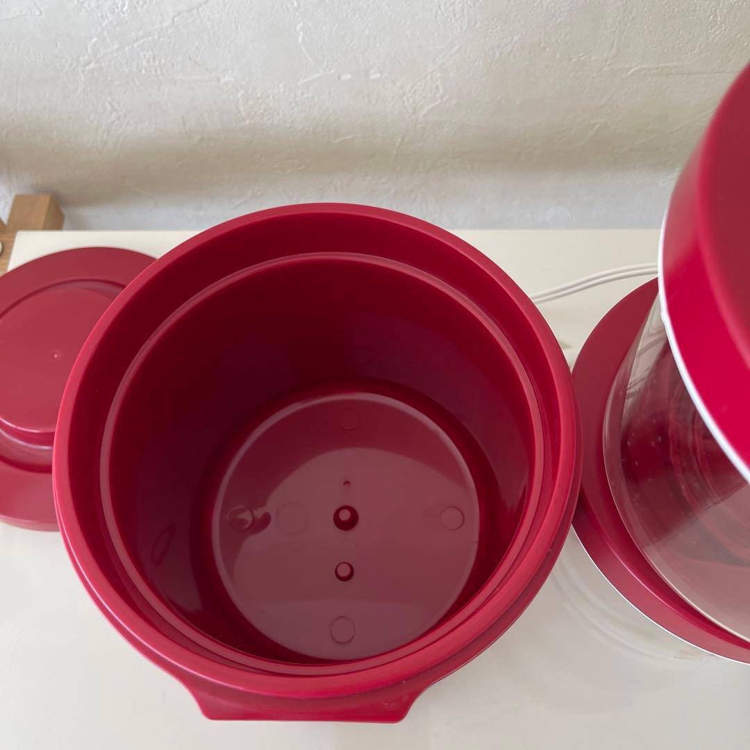 TANICA YS-02G ヨーグルティアS レッドHARIOガラス容器2個 - メルカリ