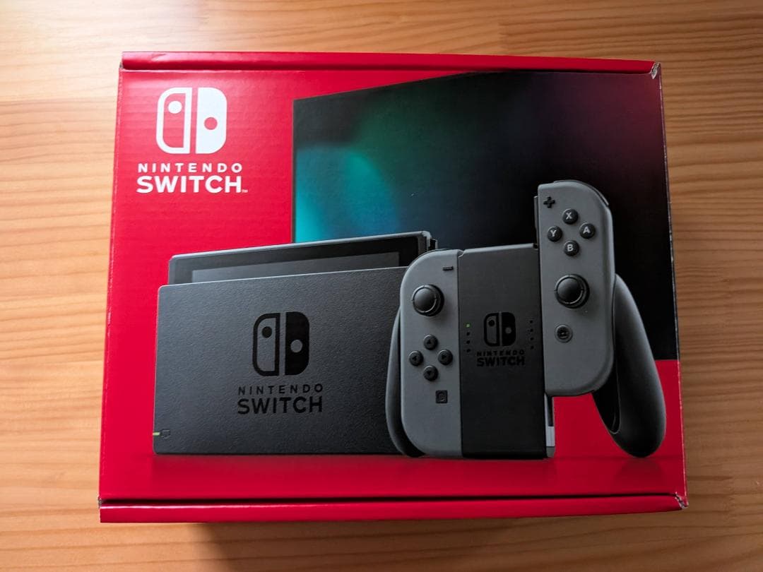 雑*魚様 Nintendo Switch 本体 Joy-Con グレーブラック Nintendo Switch Console with Gray Joy-Con -(Japan Version