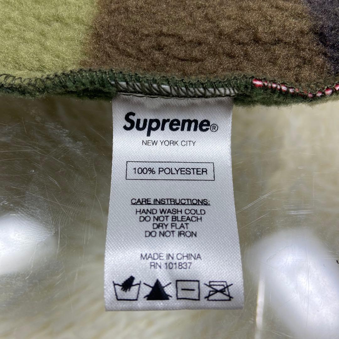 タグ付✨Supreme 15AW Fleece Neck Gaiter Camo
