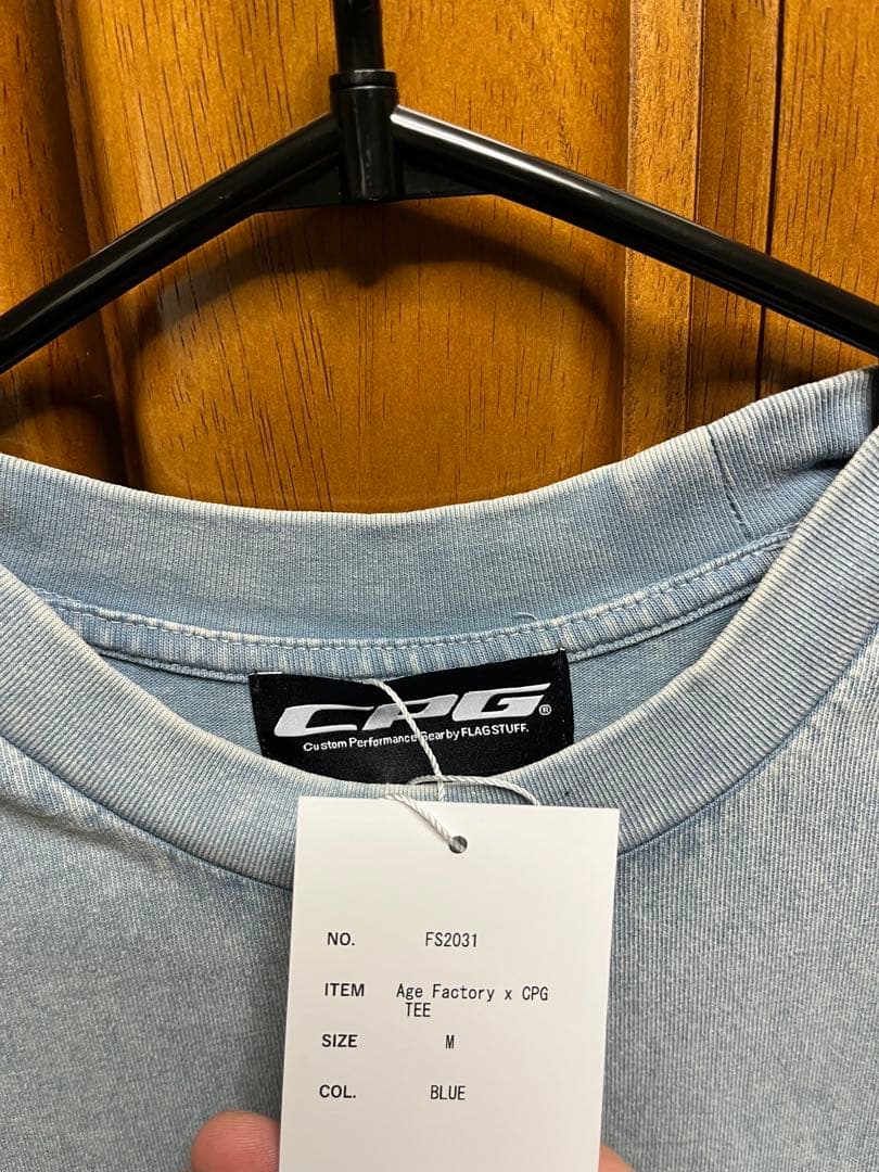 Age Factory × CPG TシャツMライトブルー - メルカリ