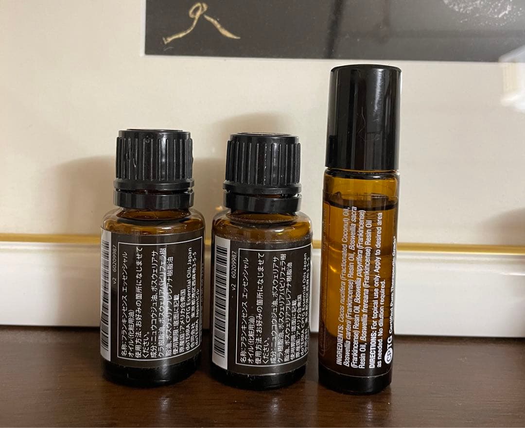 doTERRA フランキンセンス 15mL×2本 + ロールオン 10mL - メルカリ