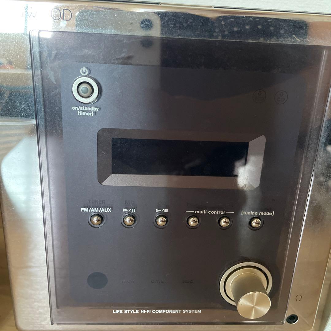 ケンウッド CD.MDコンポ 最終処分 - メルカリ