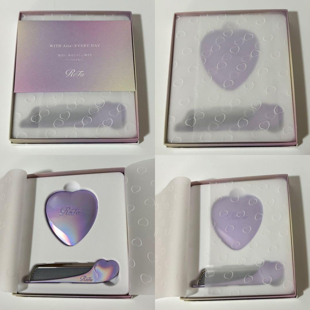 リファ クラブアイラ ハートコームアイラ ミラー シルキーパープル