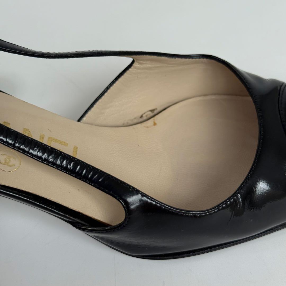 CHANEL シャネル レザーハイヒール パンプス 22.5cm C578