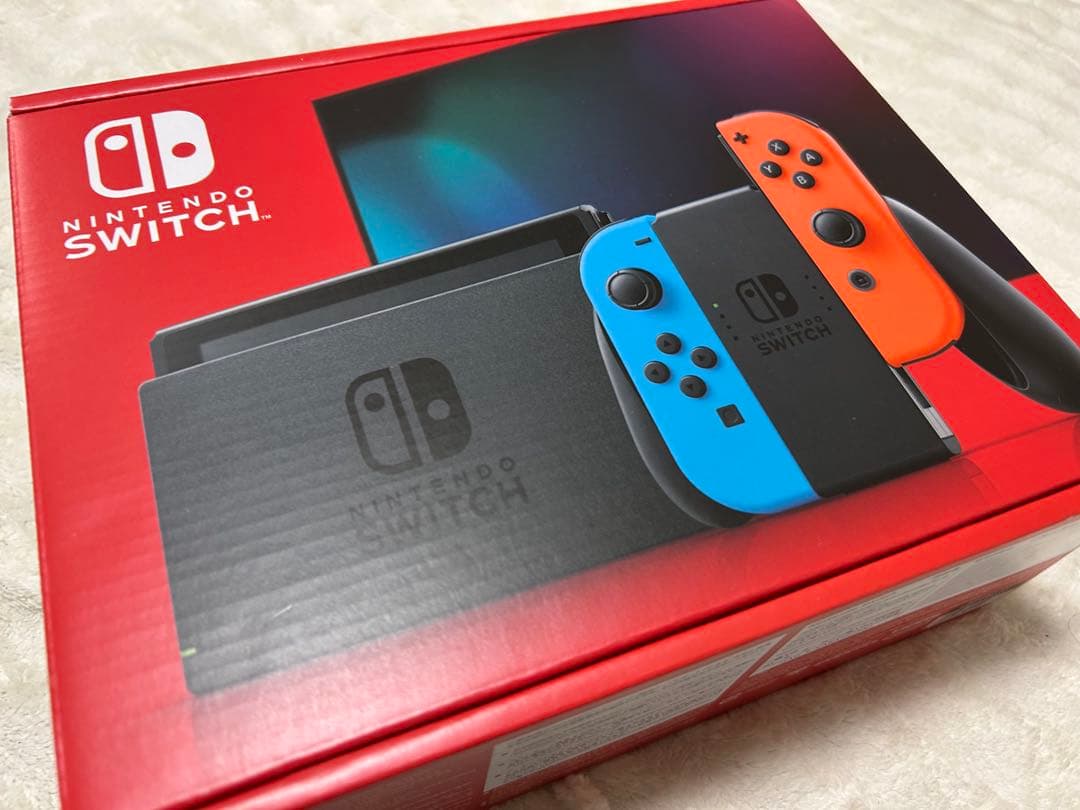 新品未開封品 Nintendo Switch 本体 ジョイコン青オレンジ Nintendo Switch 本体 青/オレンジ ジョイコン付き - メルカリ