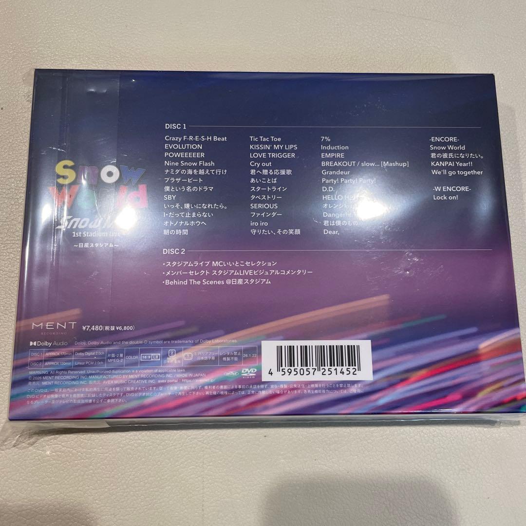 【新品未開封】Man “ World” 日産スタジアムDVD