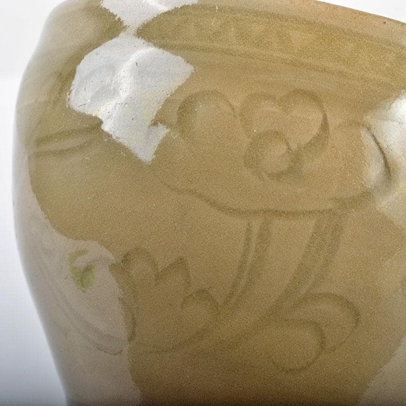 中国 龍泉窯 青磁 印刻花文 茶碗 V R4254 - メルカリ