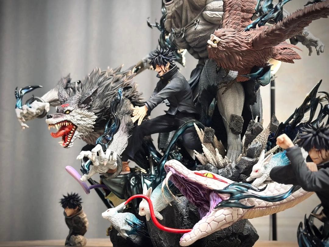 呪術廻戦 十種影法術伏黒恵 魔虚羅 ガレージキッド フィギュア 完成品