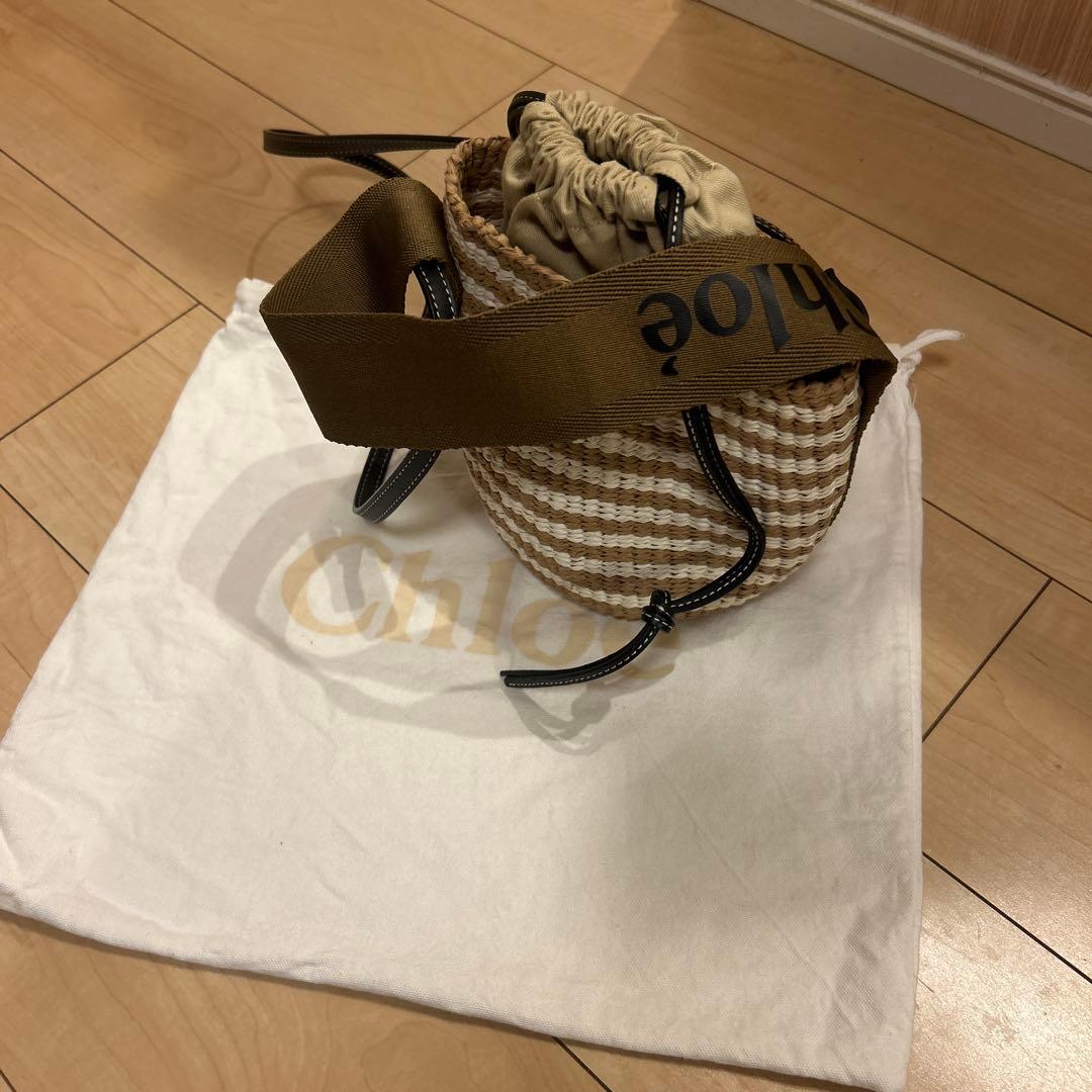 クロエ　「Woody」スモールカゴバッグ 楽天市場】Chloe クロエ ハンドバッグ WOODY スモールバスケット SMALL