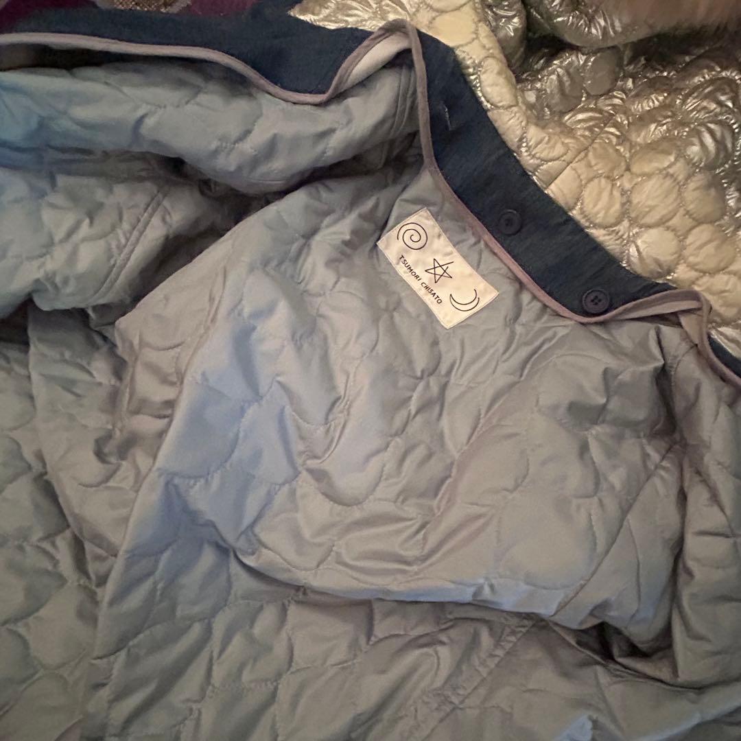 美品】ツモリチサト モッズコート デニム✖️コーデュロイ ファー付き