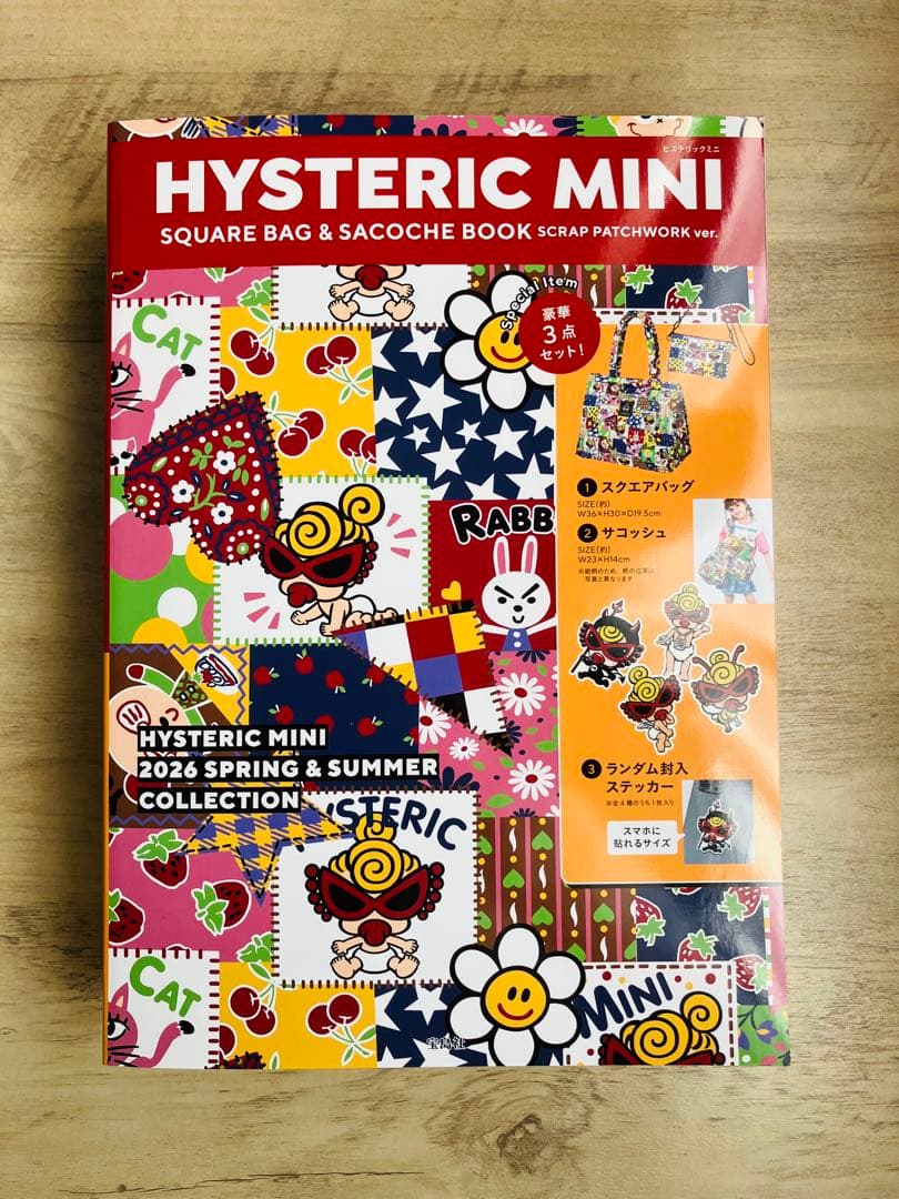 新品ヒステリックミニスクエアバックヒスミニサコッシュHYSTERICMINI