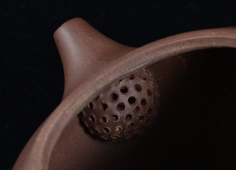 中国 紫砂 朱泥 急須 茶壷 陸羽一九八七年銘 V R5346