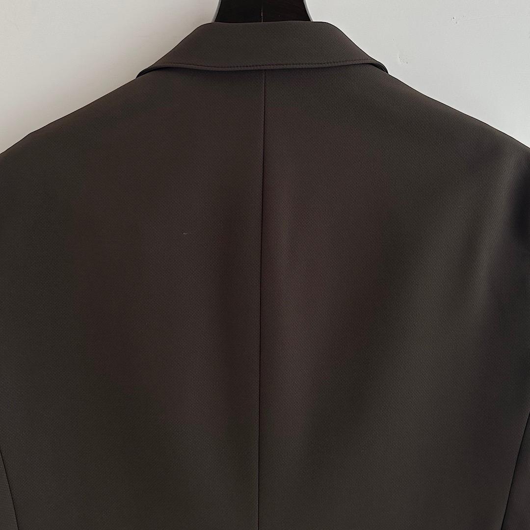 小訳 デサント ストレッチスーツ 撥水加工 茶 ブラウン A7 - メルカリ