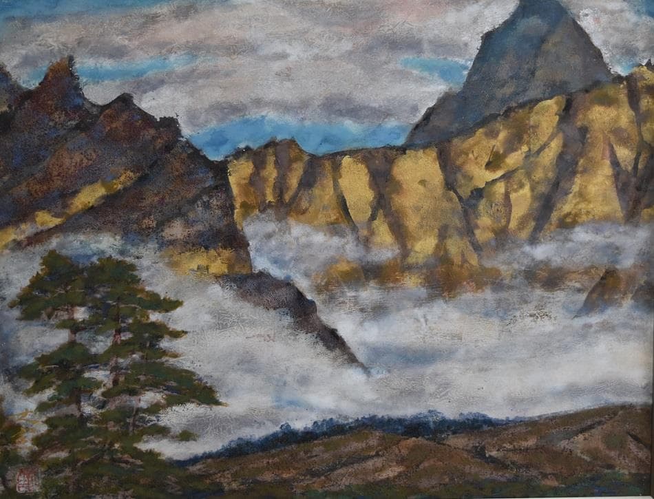 福島県出身・常盤 大空 日本画伯肉筆作品