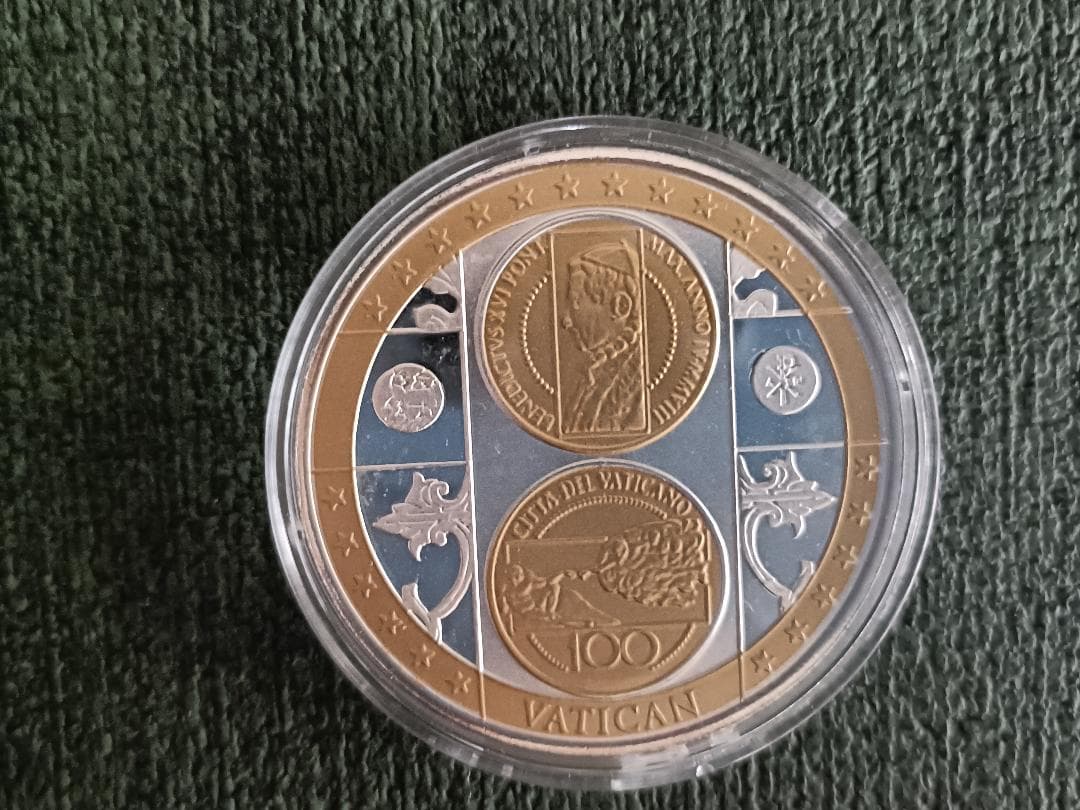 バチカン 40mm 銀メダル 証明書付き Yahoo!オークション -「バチカン メダル」の落札相場・落札価格