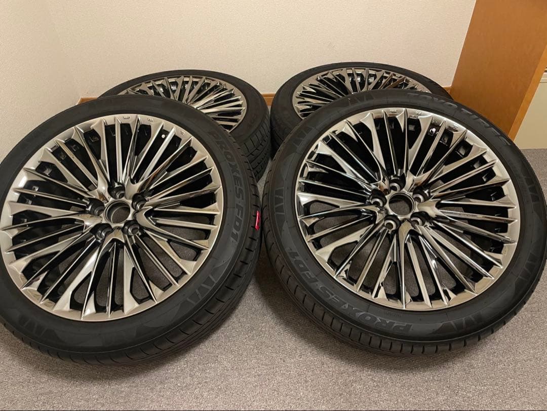 ヴァルド（WALD）ジェニュインラインF-001 20インチ美品 WALD（ヴァルド） 20インチ 8.5J 114.3 ホイール 4本 ジェニュイン