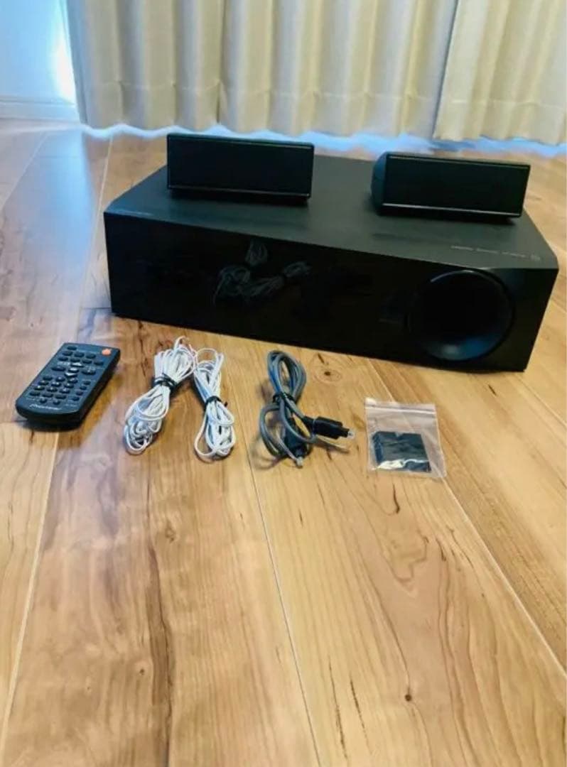 【美品】Pioneer テレビスピーカー HTP-CS1 パイオニア、薄型2.1chの“セパレートサウンドバー”。HDMI 3系統