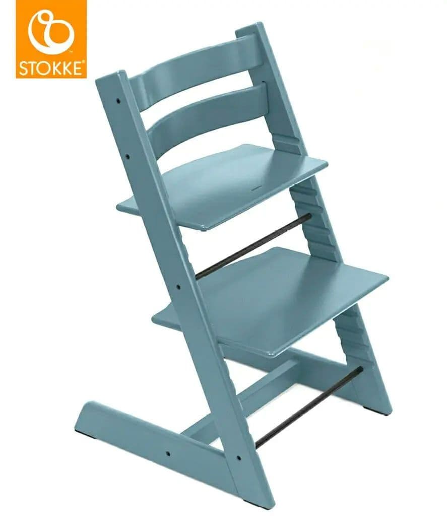 【ほぼ未使用】トリップトラップ　ベビーチェア　アクアブルー　シリアル6 美品】ストッケ トリップトラップ ベビーセット シリアル6 アクア