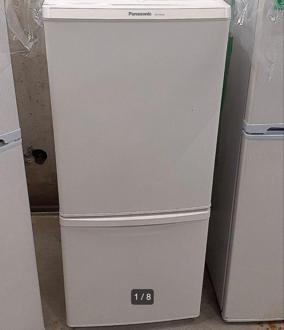 Panasonic NR-B14BW-W　2018年製 NR-B14BW-W 冷蔵庫 マットバニラホワイト [138L /2ドア /右開きタイプ