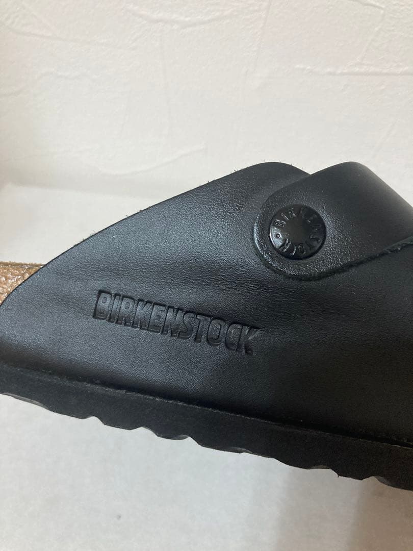 BIRKENSTOCK ボストン レザー　ブラック　　38(24.5cm)