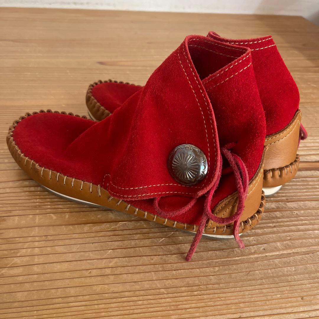 FUNNY モカシン　赤　25.5cm