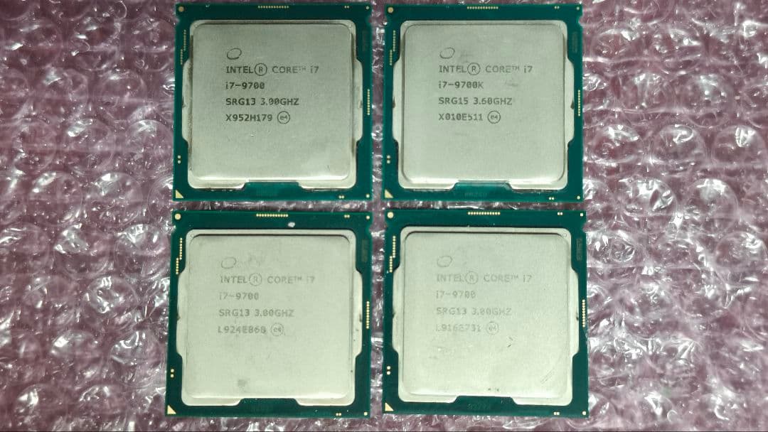 core i7 9700K 9700 まとめ売り動作確認済み ① Amazon | Intel SRG13 Core i7-9700 3.0 GHz オクトコアプロセッサー