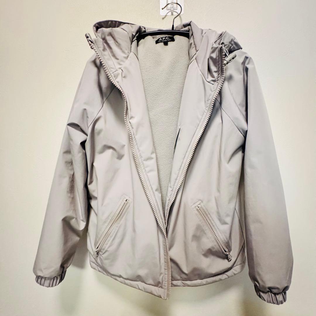A.P.C. フード付きジャケット グレー アウター XXS A.P.C. | ブルゾン / ジャケットの商品一覧 | A.P.C. | アーペーセー