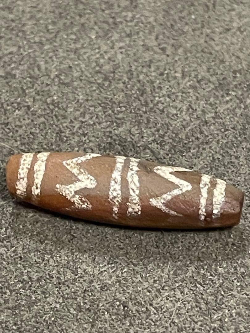 古代エッチドカーネリアン　天珠