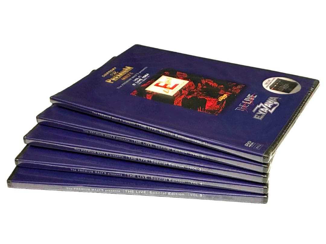 超希少・未開封】矢沢永吉 THE LIVE 非売品DVD5枚セットプレモル当選