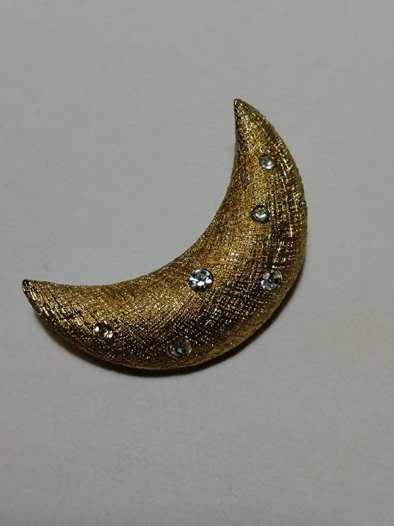 ChristianDior　ディオール　ストーン 三日月　ブローチ　ゴールド WS9376-1.jpg?v=1727261659