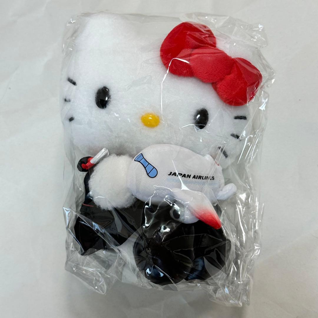 新品・未開封】JALオリジナル ハローキティ CA ぬいぐるみ - メルカリ